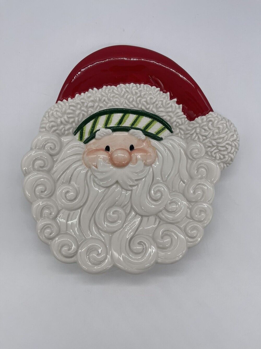 Fitz and Floyd Santa Plate Christmas